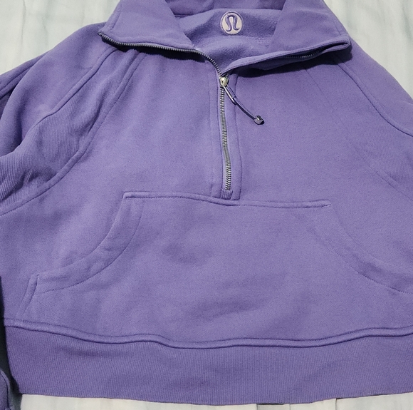 Lululemon Scuba Sweater Dark Lavender - Picture 5 of 8